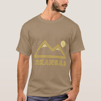 アーカンサススーベニアハイキングマウンテンズサンセットヴィンテージ Tシャツ