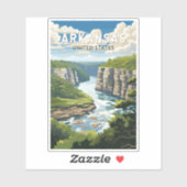 アーカンサストラベルアートヴィンテージ シール (シート)