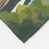 アーカンサストラベルアートヴィンテージ フリースブランケット (角)