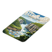 アーカンサストラベルアートヴィンテージ マグネット (左側)