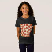 アーカンサスピザペパローニピザ州 Tシャツ (正面フル)