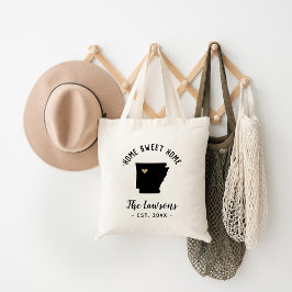 アーカンサスホームスイートホームファミリーモノグラム トートバッグ