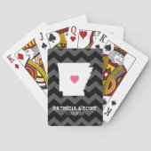 アーカンサスホーム州ラブカスタムズハート トランプ (裏面)