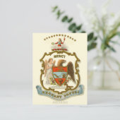 アーカンサスヴィンテージ旅行 – 腕の州コート ポストカード (スタンド正面)