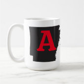 アーカンシップ赤文字 コーヒーマグカップ (左)