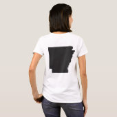 アーカンスタイルレッド文字 Tシャツ (裏面フル)