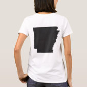 アーカンスタイルレッド文字 Tシャツ (裏面)