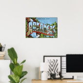 アーカンソーからの挨拶ヴィンテージ ポスター (ホームオフィス)