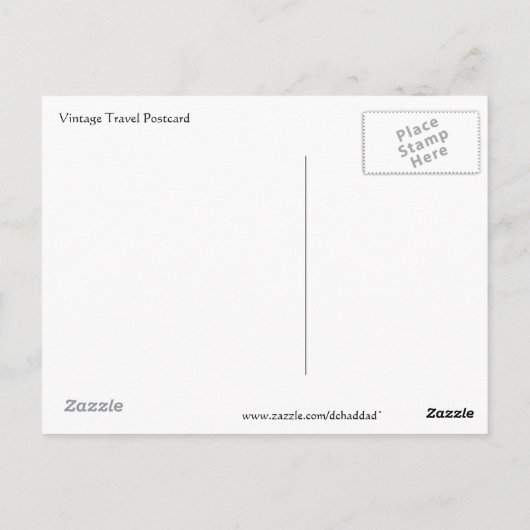 アーカンソーからの挨拶 ポストカード (裏面)