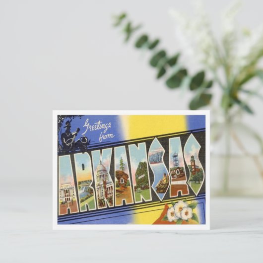 アーカンソーからの挨拶 ポストカード (スタンド正面)