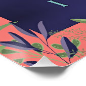 アーカンソーが大好き、水彩フローラ。 ポスター (コーナー)