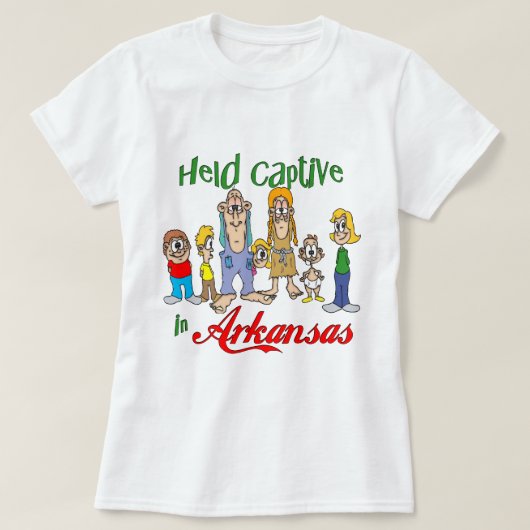 アーカンソーで拘束される Tシャツ (デザイン正面)