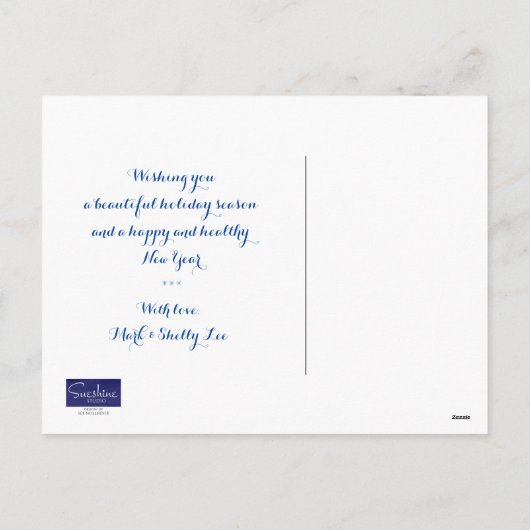 アーカンソーのクリスマスカードの/stateの細目の郵便はがき シーズンポストカード (裏面)