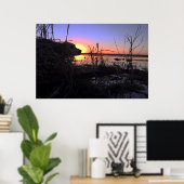 アーカンソーのダックブラインドのポイント ポスター (ホームオフィス)