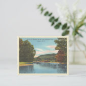 アーカンソーのバッファロー川のヴィンテージシーン ポストカード (スタンド正面)