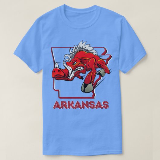 アーカンソーのミート・ホッグ Tシャツ (デザイン正面)