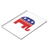 アーカンソーの共和党員象 ノートブック (左側)