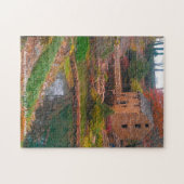 アーカンソーの古いミル。クリスマスの挨拶 ジグソーパズル (横)