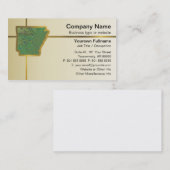 アーカンソーの地図の名刺 名刺 (正面/裏面)