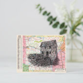 アーカンソーの地図の芸術 ポストカード (スタンド正面)