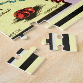 アーカンソーの地図 ジグソーパズル (側面)