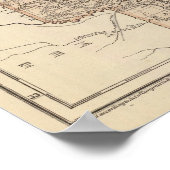 アーカンソーの地図 ポスター (角)