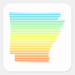 アーカンソーの寒さのフェード スクエアシール