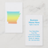 アーカンソーの寒さのフェード 名刺 (正面/裏面)