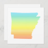 アーカンソーの寒さのフェード 招待状 (正面/裏面)