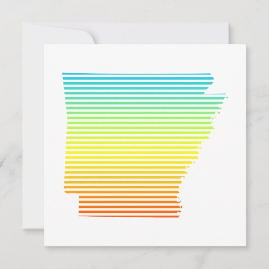 アーカンソーの寒さのフェード 招待状 (正面)