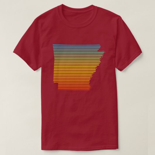 アーカンソーの寒さのフェード Tシャツ (デザイン正面)