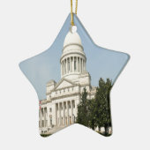 アーカンソーの州の国会議事堂リトルロック セラミックオーナメント (左)
