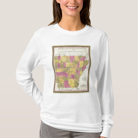 アーカンソーの新しい地図 Tシャツ (正面)