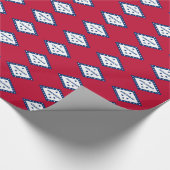 アーカンソーの旗の模様 ラッピングペーパー (角)