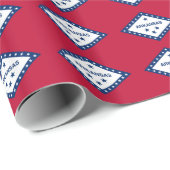 アーカンソーの旗の模様 ラッピングペーパー (ロールコーナー)