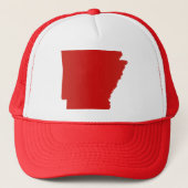 アーカンソーの赤のスナップはトラック運転手の帽子を一致させます キャップ (正面)