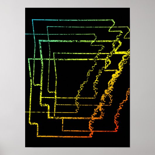 アーカンソーぼやけシル ポスター (正面)