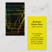 アーカンソーぼやけシル 名刺 (正面/裏面)