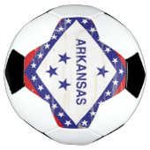 アーカンソーグランジ州旗 サッカーボール (回転)