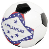 アーカンソーグランジ州旗 サッカーボール (3/4)