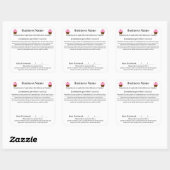 アーカンソーコテージ法/食品自由法2021 w/ID# スクエアシール (シート)