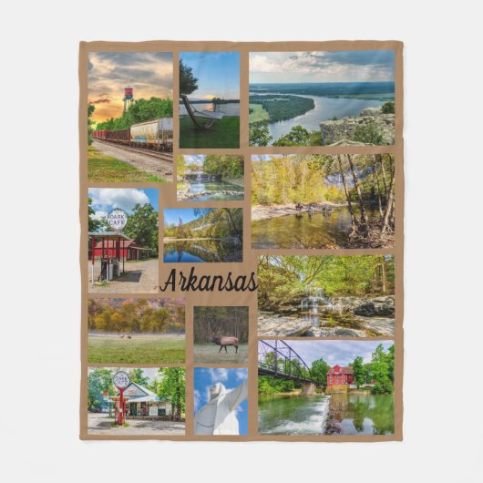 アーカンソーフリースブランケット フリースブランケット (正面)