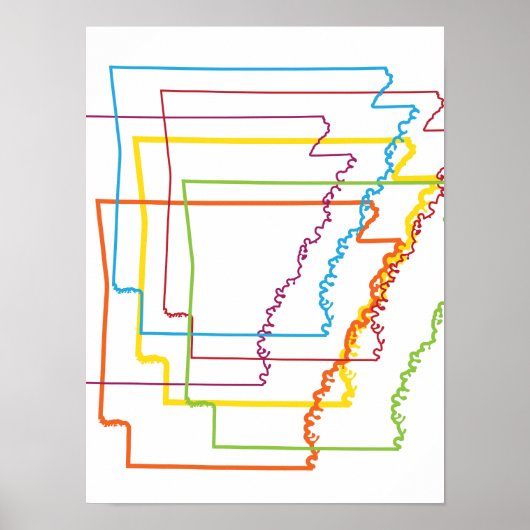 アーカンソープライドぼやけ ポスター (正面)