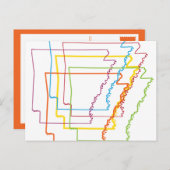 アーカンソープライドぼやけ ポストカード (正面/裏面)