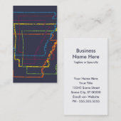 アーカンソープライドぼやけ 名刺 (正面/裏面)