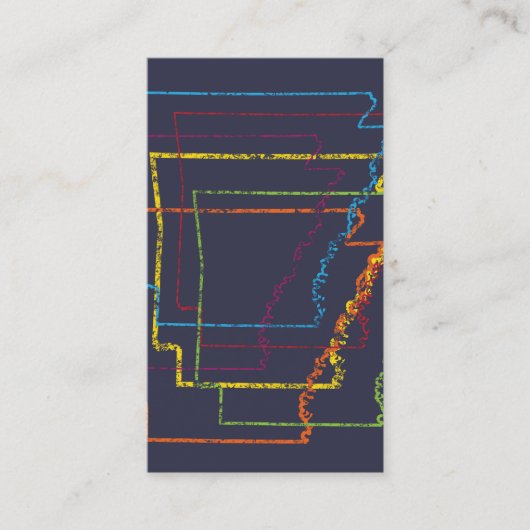 アーカンソープライドぼやけ 名刺 (正面)