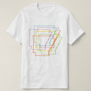 アーカンソープライドぼやけ Tシャツ