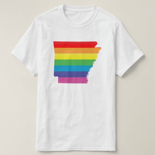 アーカンソープライドストライプの.. Tシャツ (デザイン正面)
