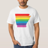 アーカンソープライドストライプの.. Tシャツ (正面)