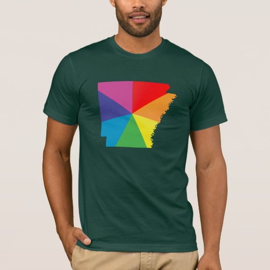 アーカンソープライド。アングル。 Tシャツ (正面)